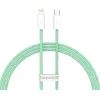 Дата кабель USB-C to Lightning 2.0m 20W green Baseus (CALD000106)
