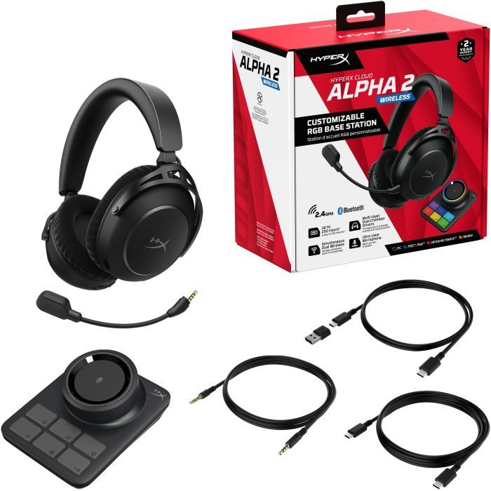 Наушники HyperX Cloud Alpha 2 Wireless Black (AJ5C7AA) изображение 10