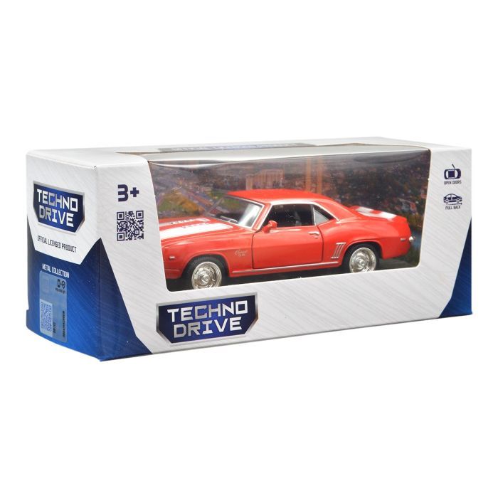 Машина TechnoDrive Chevrolet Camaro 1969 (красный) (250336U) изображение 2