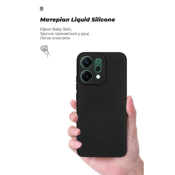 Чехол для мобильного телефона Armorstandart ICON OPPO Reno14 5G Camera cover Black (ARM87155) изображение 7