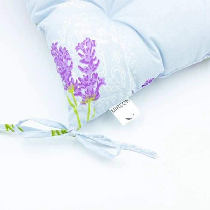 Подушка на стул MirSon Бязь Принт 17-0130 Lavender sea 50х50 см (2200006276470) изображение 2