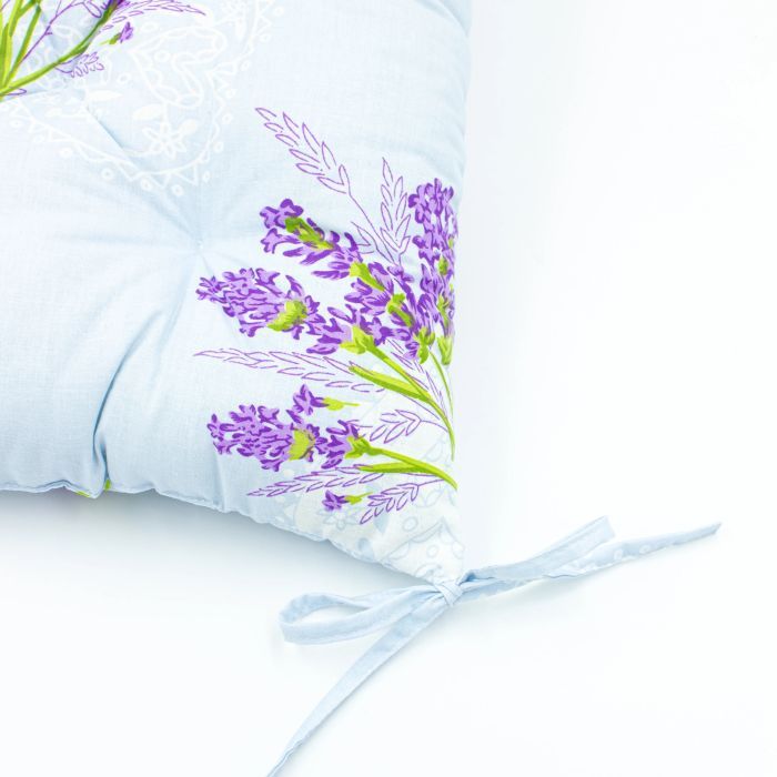Подушка на стул MirSon Бязь Принт 17-0130 Lavender sea 50х50 см (2200006276470) изображение 3