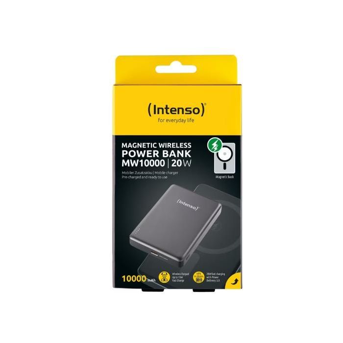 Батарея універсальна Intenso MW10000 10000mAh Magnetic grey (7344034) зображення 2