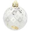 Елочная игрушка Chomik пластикові кульки компл. 16 шт, 6см, шампань (5900779853140_1) изображение 3
