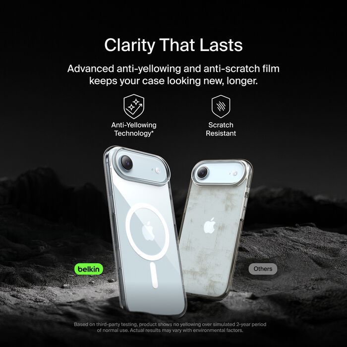 Чехол для мобильного телефона Belkin Magnetic Protective Clear iPhone Air (MSA033HQCL) изображение 6