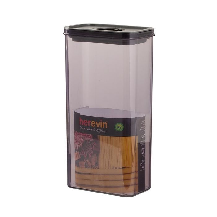 Пищевой контейнер Herevin Canister-Vacuum Lid-White-Black вакумна кришка 0.6 л (161174-000) изображение 3