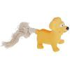 Игрушка для собак MISOKO&CO Собака с веревкой желтая 18 см (BEIRM00155)