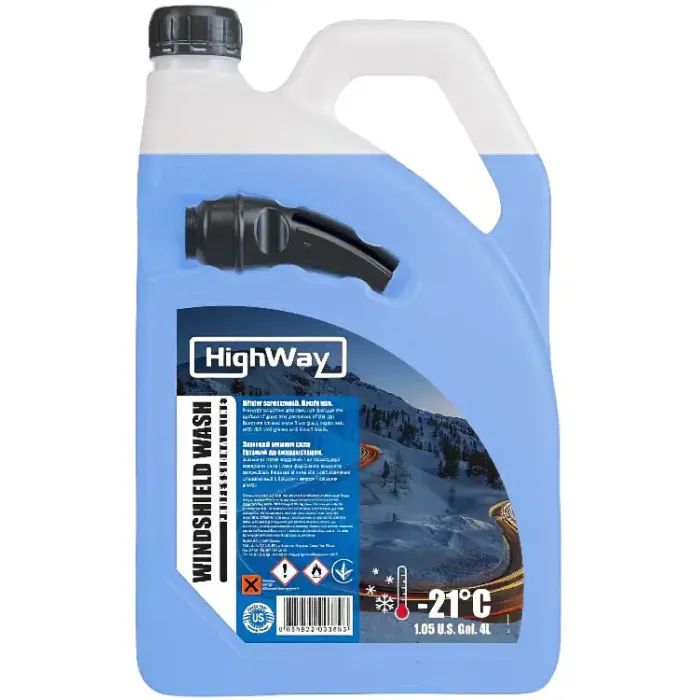Омыватель автомобильный HighWay -21С синій 4л (10138)