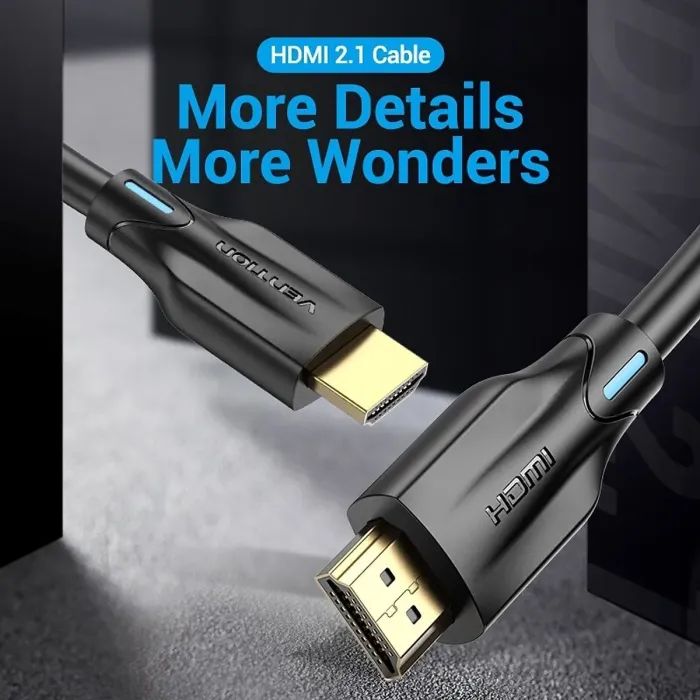 Кабель мультимедійний HDMI M to HDMI M 10.0m 8K60Hz black Vention (AANBL) зображення 4