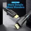 Кабель мультимедійний HDMI M to HDMI M 10.0m 8K60Hz black Vention (AANBL) зображення 4