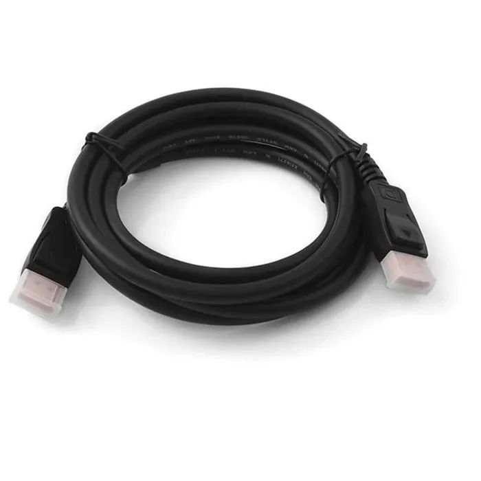 Кабель мультимедийный DisplayPort M to DisplayPort M 2.0m V1.2 4K60Hz black HP (HP_DHC-DP01-2M) изображение 4