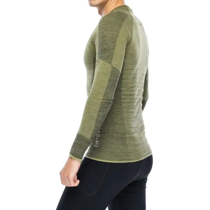 Термокофта Ortovox 230 Competition Long Sleeve Mns wild herbs - M - оливковий (025.001.1031) изображение 4