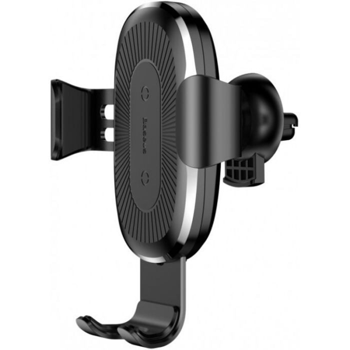 Универсальный автодержатель Baseus Gravity Car Mount Air Outlet Version 10W Black (WXYL-01) изображение 4