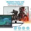 Кабель мультимедийный USB-C to HDMI M 2.0m V2.0 4K 60Hz black Vention (CRBBH) изображение 2