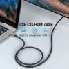 Кабель мультимедийный USB-C to HDMI M 2.0m V2.0 4K 60Hz black Vention (CRBBH) изображение 5