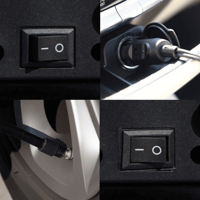 Автомобільний компресор VITOL K-20 100psi/12Amp/35л (K-20) зображення 6