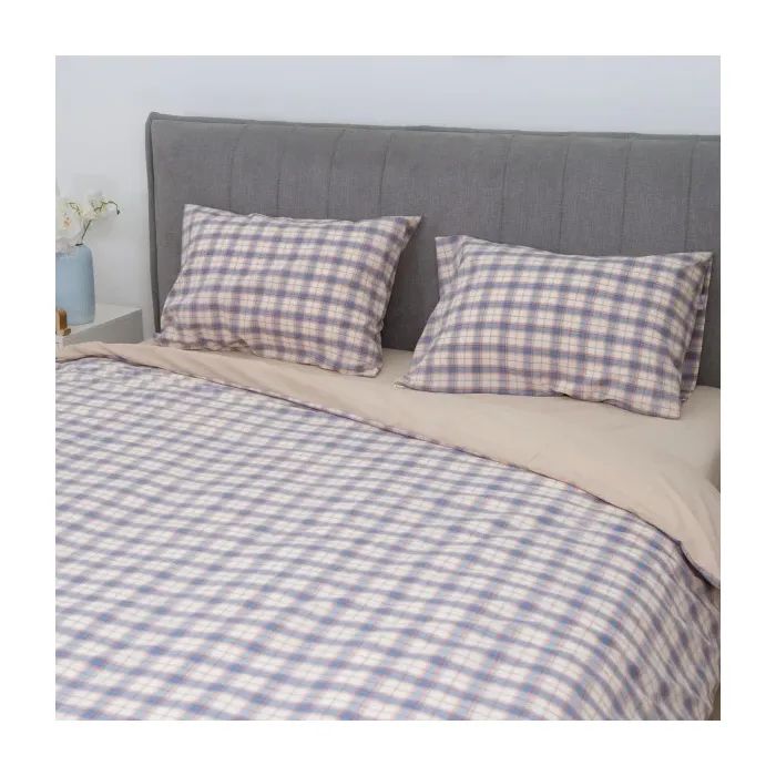 Постільна білизна Viluta 06 Wash Варена бавовна геометрія (50 х 70 - 2 шт) двоспальний (06_Wash_Printed_dv) зображення 3