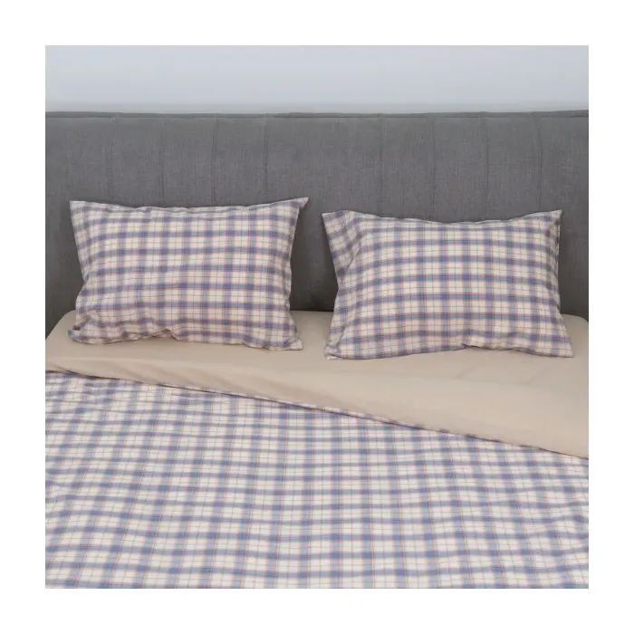 Постільна білизна Viluta 06 Wash Варена бавовна геометрія (50 х 70 - 2 шт) двоспальний (06_Wash_Printed_dv) зображення 5