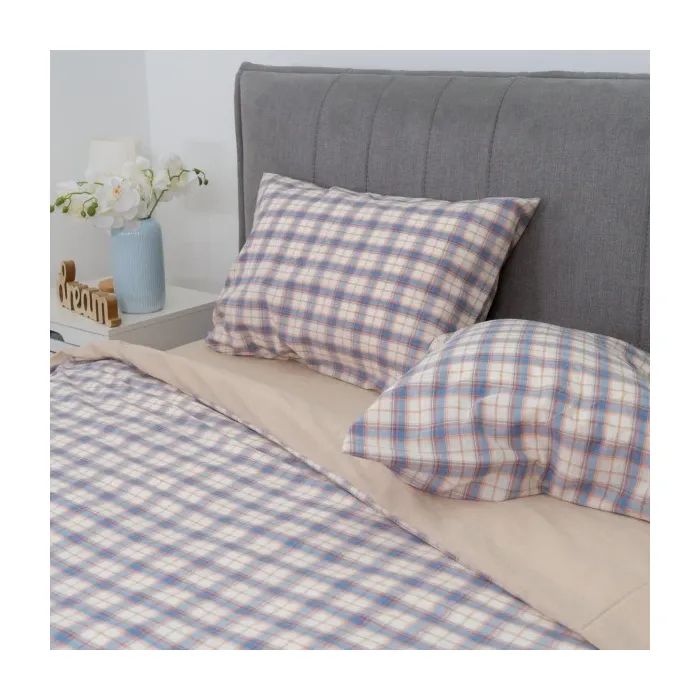 Постільна білизна Viluta 06 Wash Варена бавовна геометрія (50 х 70 - 2 шт) двоспальний (06_Wash_Printed_dv) зображення 9