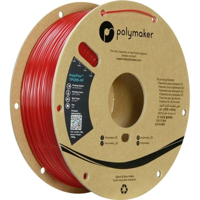 Пластик для 3D-принтера Polymaker TPU-95A HIGH SPEED 1,75mm 1kg BLACK (PD03001)
