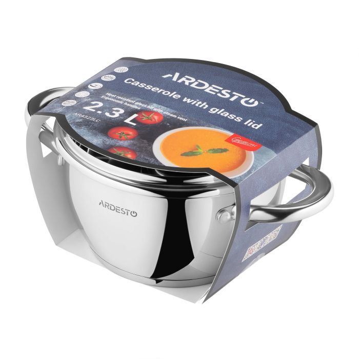Кастрюля Ardesto Gemini Lucca, 4.2л, нержавіюча сталь (AR4342LC) изображение 4