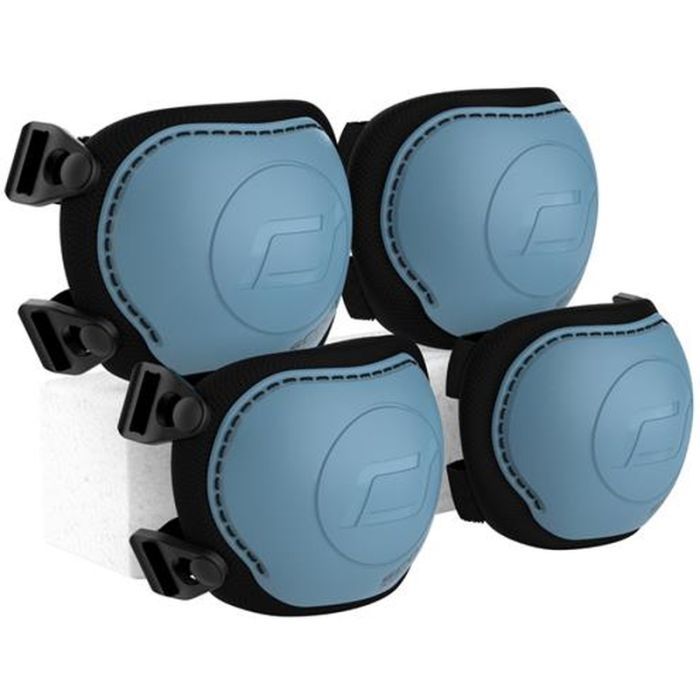 Комплект захисту Scoot&Ride сіро-синій, для дитини XXS, до 25 кг (SR-230925-STEEL) зображення 2