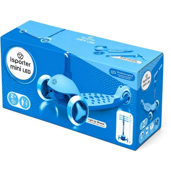 Самокат iSporter mini LED синій (M3Z_Blue) зображення 12