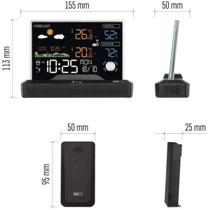 Метеостанция EMOS E8620 изображение 9
