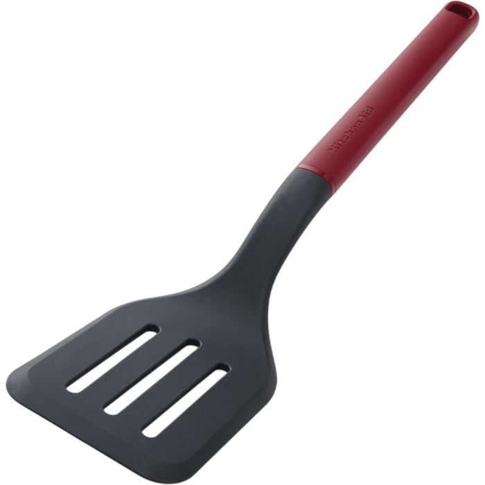 Лопатка кухонна KitchenAid Classic з прорізами 34 см білий (KHA002OHPNG) зображення 2