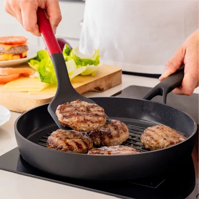 Лопатка кухонна KitchenAid Classic з прорізами 34 см білий (KHA002OHPNG) зображення 5