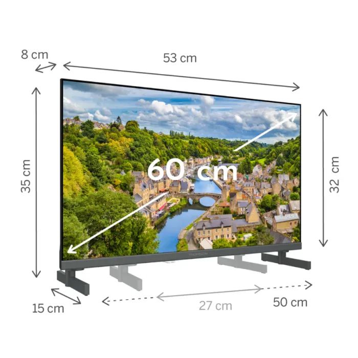 Телевізор THOMSON 24HQG3S15CW зображення 3
