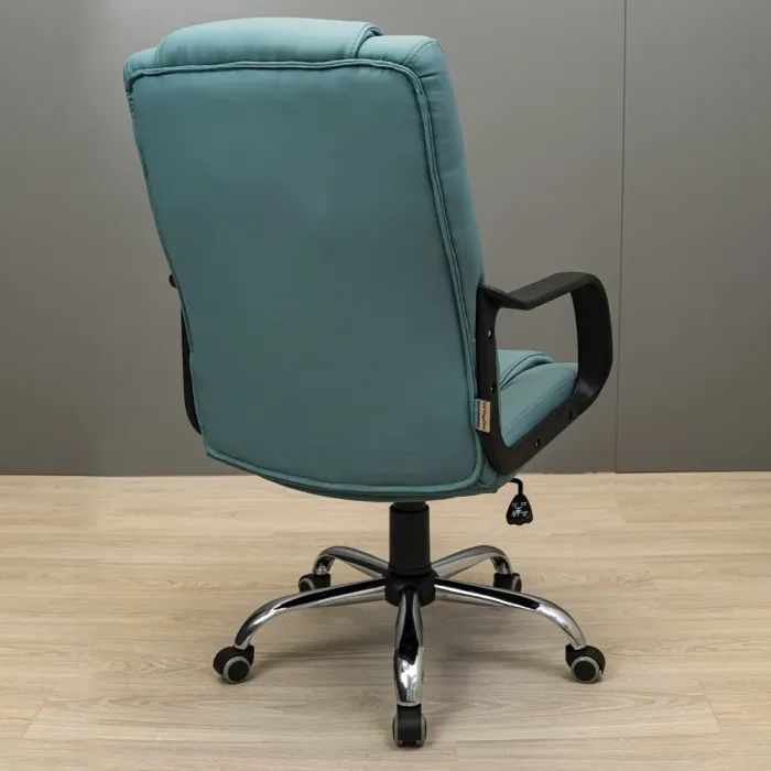 Офисное кресло Richman Юта Ю Хром M-1 (Tilt) Зеус Де Люкс Скай (R00000049177) изображение 4