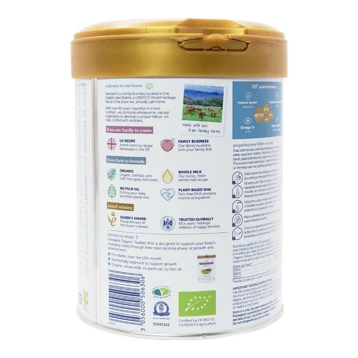 Детская смесь Kendamil Organic 2 6-12 месяцев 800 г (92000042) изображение 2