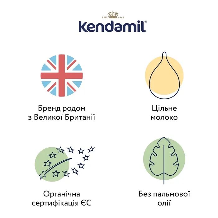 Детская смесь Kendamil Organic 2 6-12 месяцев 800 г (92000042) изображение 5