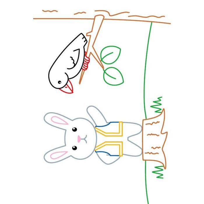 Книга Розмальовка з підказкою. Казкові герої Ранок (9789667513917) изображение 4