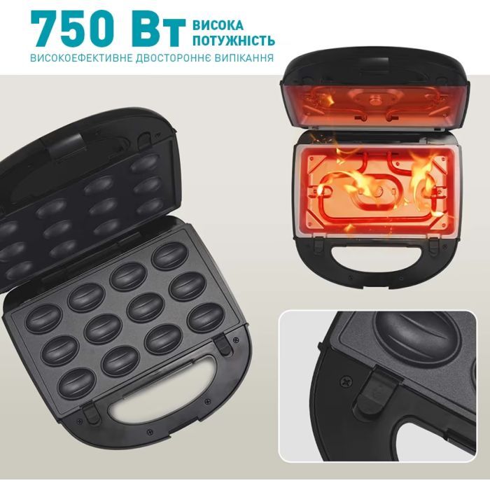 Вафельница WINNINGSTAR ST-9396 изображение 3