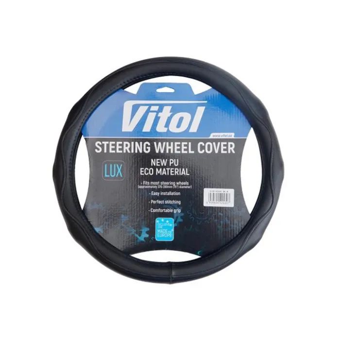Чохол на руль VITOL L чорн (VLOD-A2690 BK L) зображення 4