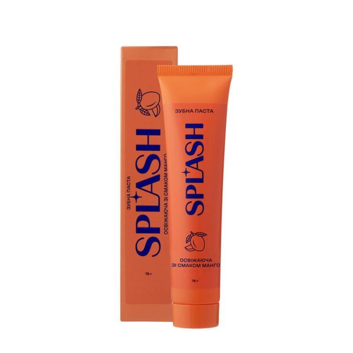 Зубная паста Splash Освежающая Со вкусом манго 10 г (4820266832490)