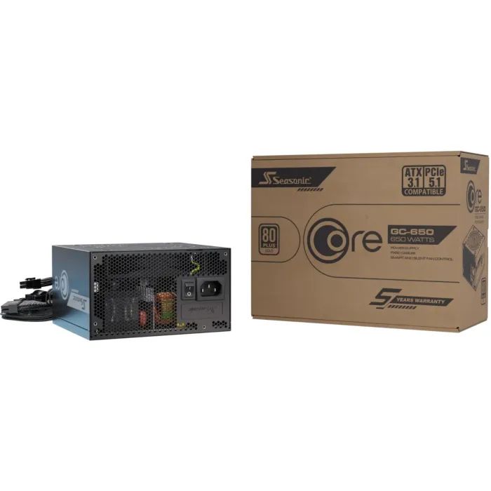 Блок живлення Seasonic 650W (CORE GC-650 ATX31) зображення 10