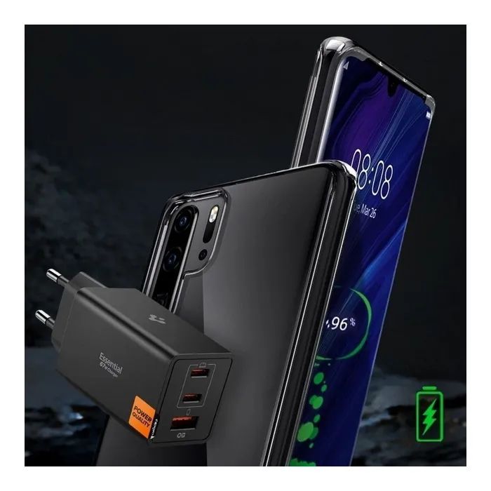 Зарядное устройство Spigen 2xUSB-C PD + 1xUSB 67W black (ACH09458) изображение 5