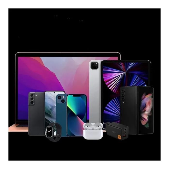 Зарядное устройство Spigen 2xUSB-C PD + 1xUSB 67W black (ACH09458) изображение 6