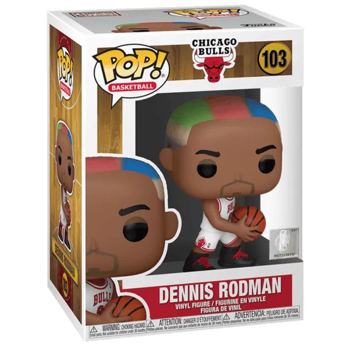 Фигурка Funko Pop серии NBA: Chicago Bulls – Деннис Родман (55216) изображение 4