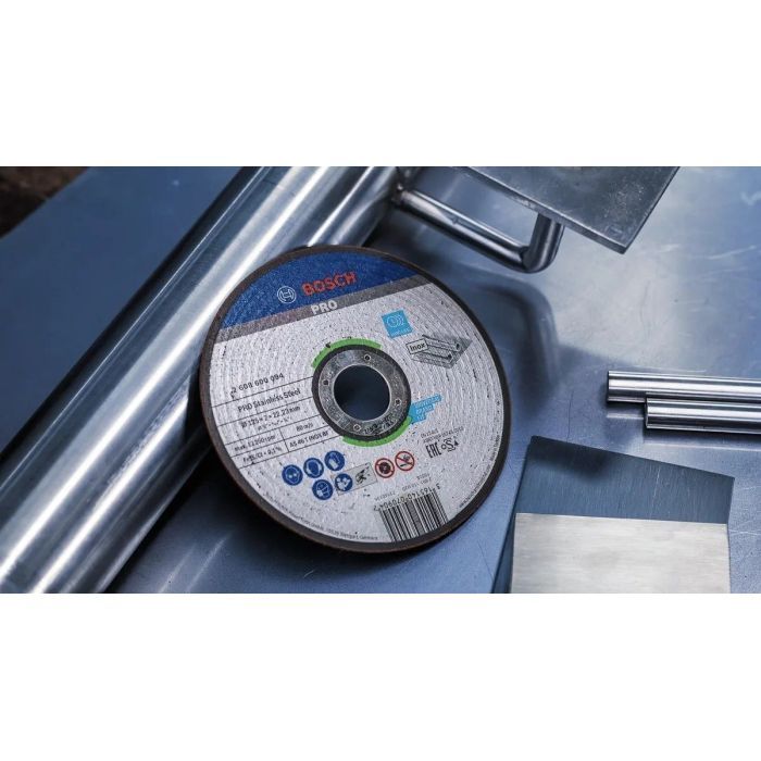 Круг отрезной Bosch Professional, для нержавеющей стали, 125×2×22.23 мм (2.608.600.094) изображение 7