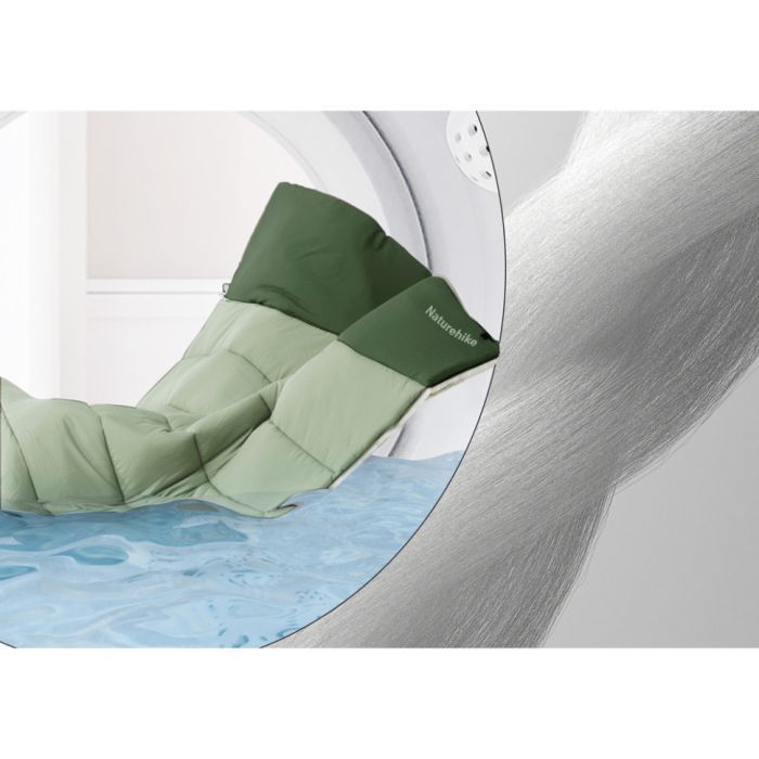 Спальний мішок Naturehike двомісний CNK2300019 зелений (6976507665223) зображення 4