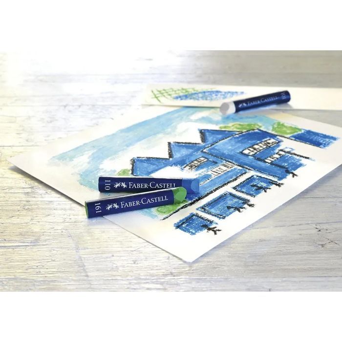 Пастель Faber-Castell GoldFaber, масляна, 12 кольорів (127012) (5519) изображение 3