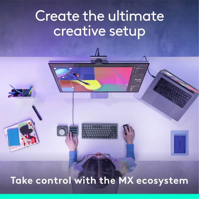Набір блогера Logitech MX Creative Console Black (920-012931) зображення 12