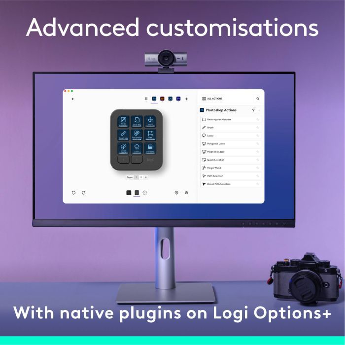 Набір блогера Logitech MX Creative Console Black (920-012931) зображення 8