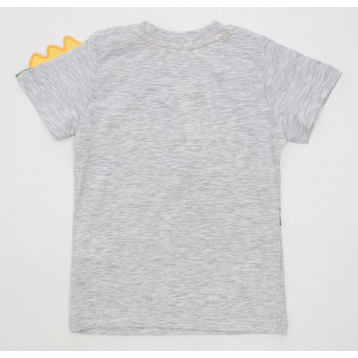 Футболка детская Breeze с динозавром (13491-110B-gray) изображение 4
