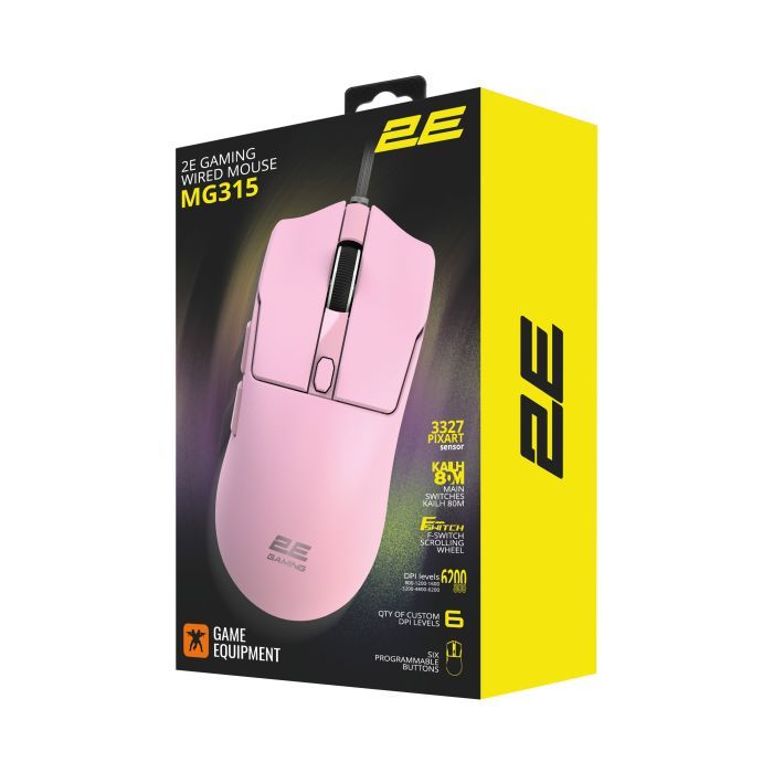 Мишка 2E Gaming MG315 USB Pink (2E-MG315UPK) зображення 5