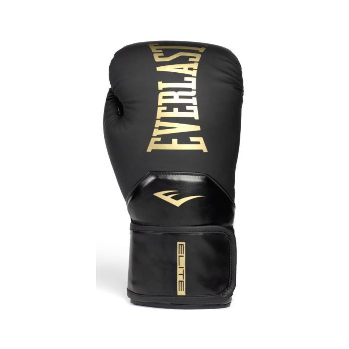 Боксерские перчатки Everlast Elite 2 Boxing Glove P00003271 чорний, золотий 12 унцій (009283623715) изображение 2